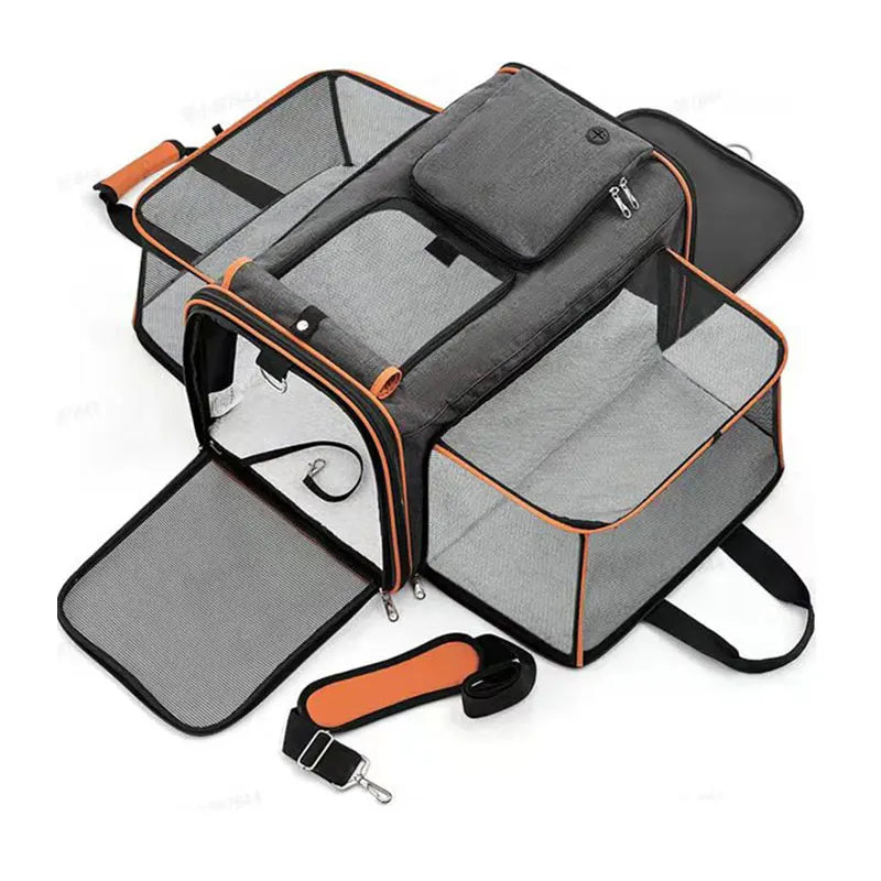 comfortable and spacious pet shoulder bag the ultimate travel companion for your pet!