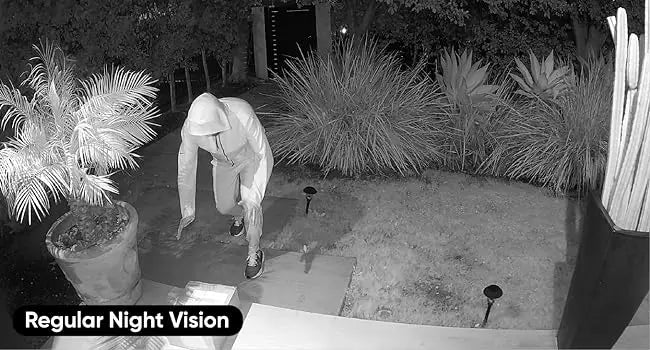 pet cam 2k hd camera indoor/outdoor motion activated with spotlight & siren.