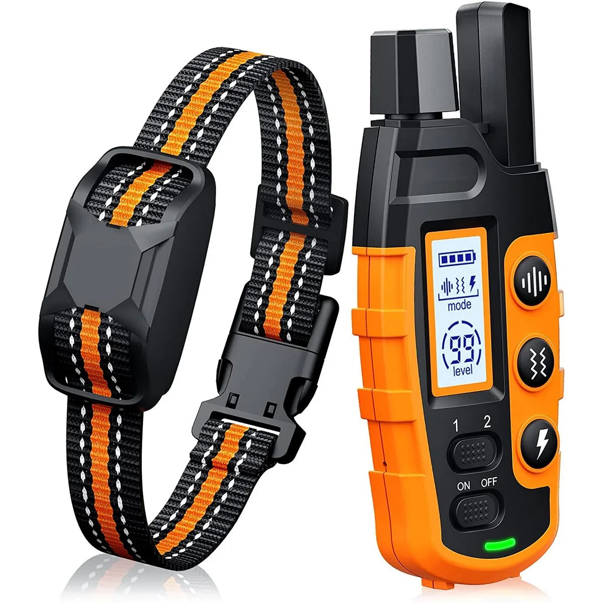 3300ft rechargeable waterproof dog training collar effective & safe training!